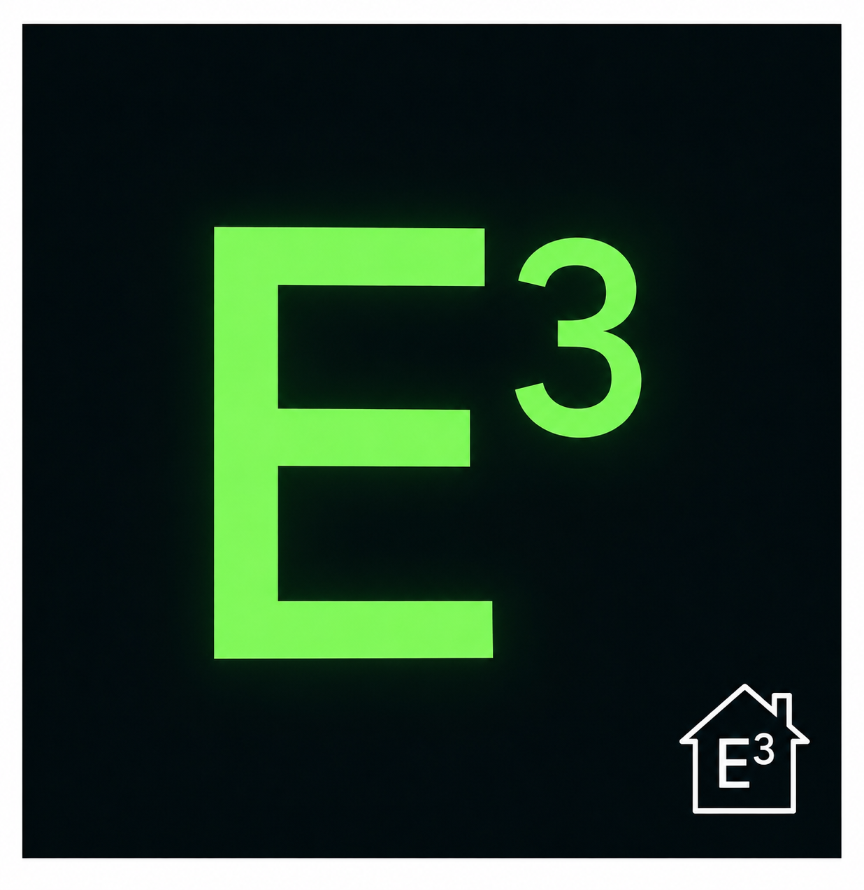 E3 Ecosystem home energy logo